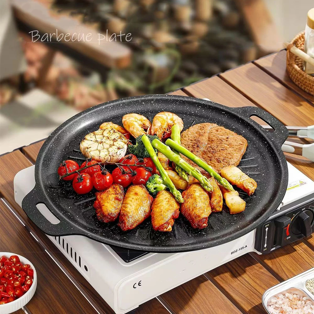 34CM Outdoor BBQ Grillpfanne A – Korean Bbq Grill Bewertung und Preis