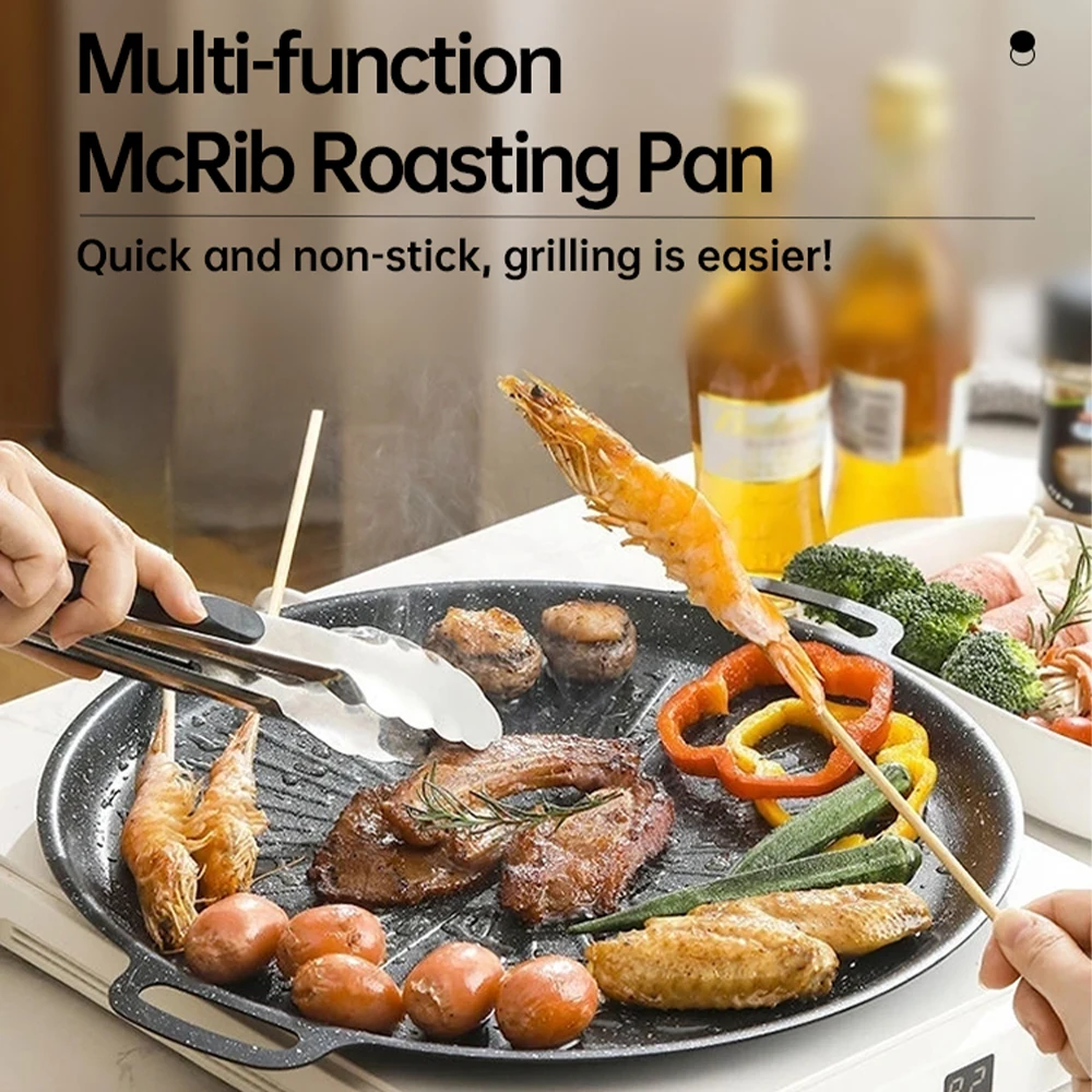 34CM Outdoor BBQ Grillpfanne A – Korean Bbq Grill Bewertung und Preis