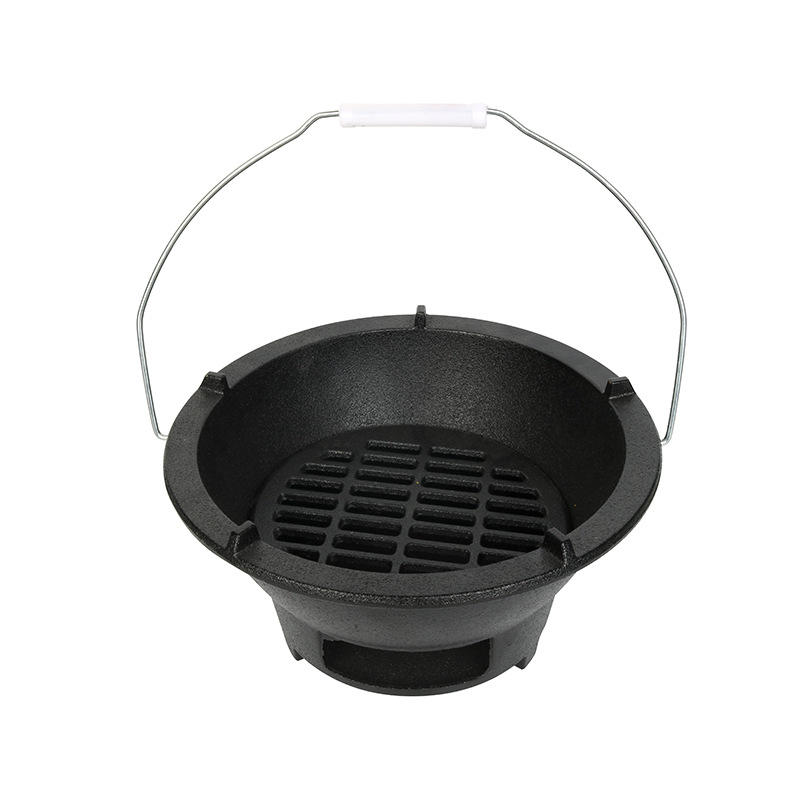 Tragbarer Gusseisen-Hibachi-Gr – Korean Bbq Grill Bewertung und Preis