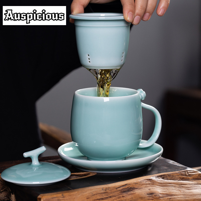 400 ml Azure Longquan Seladon  – Celadon Ceramic Cup Bewertung und Preis