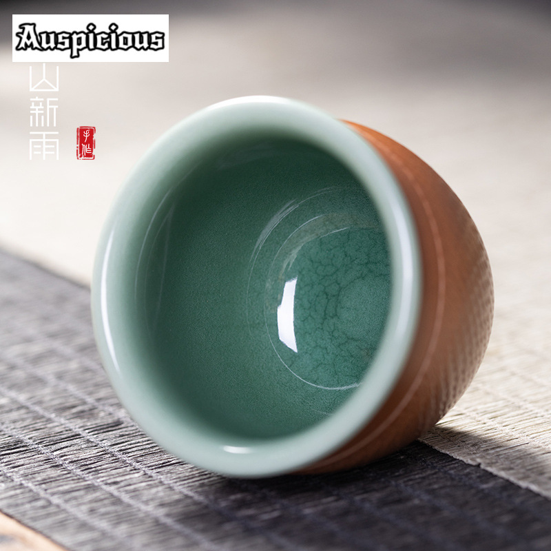 50ml handgemachte Messer sprin – Celadon Ceramic Cup Bewertung und Preis